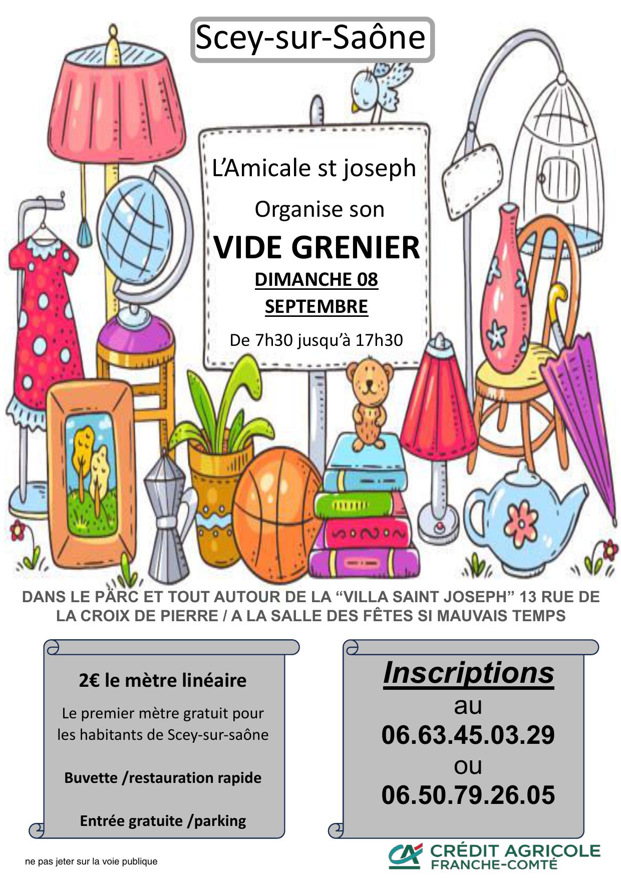 Vide Grenier EHPAD Scey 8 Septembre 2024