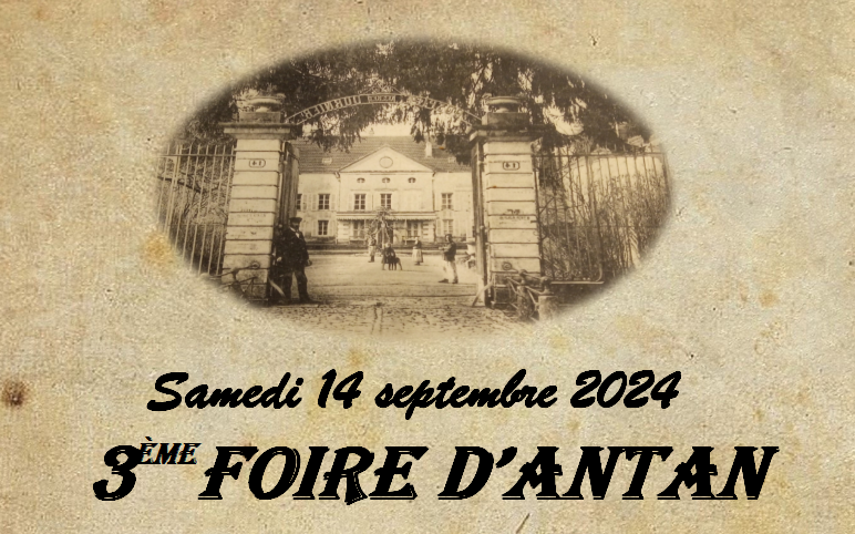 3ème Foire d'antan - 14 septembre à Dampierre
